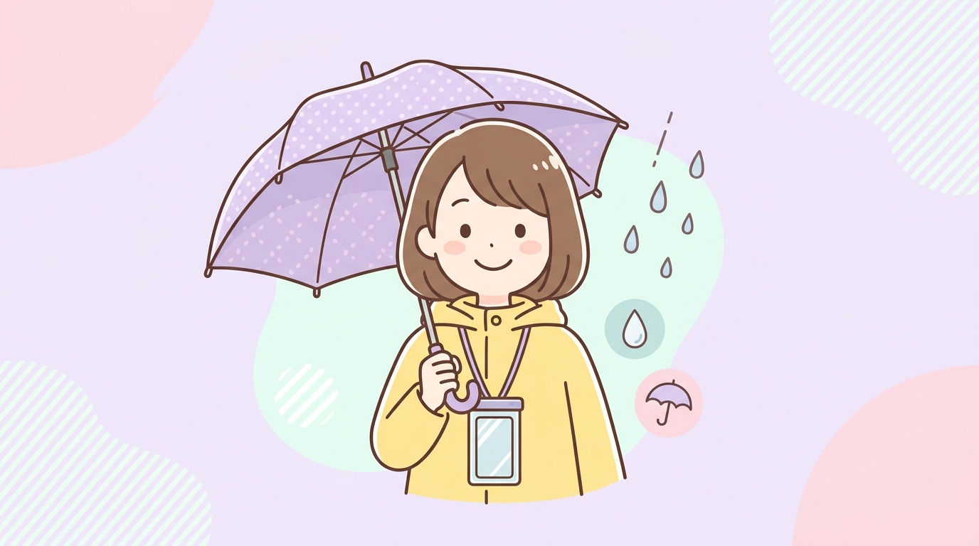 ユニバの雨の日を快適にする持ち物を徹底解説