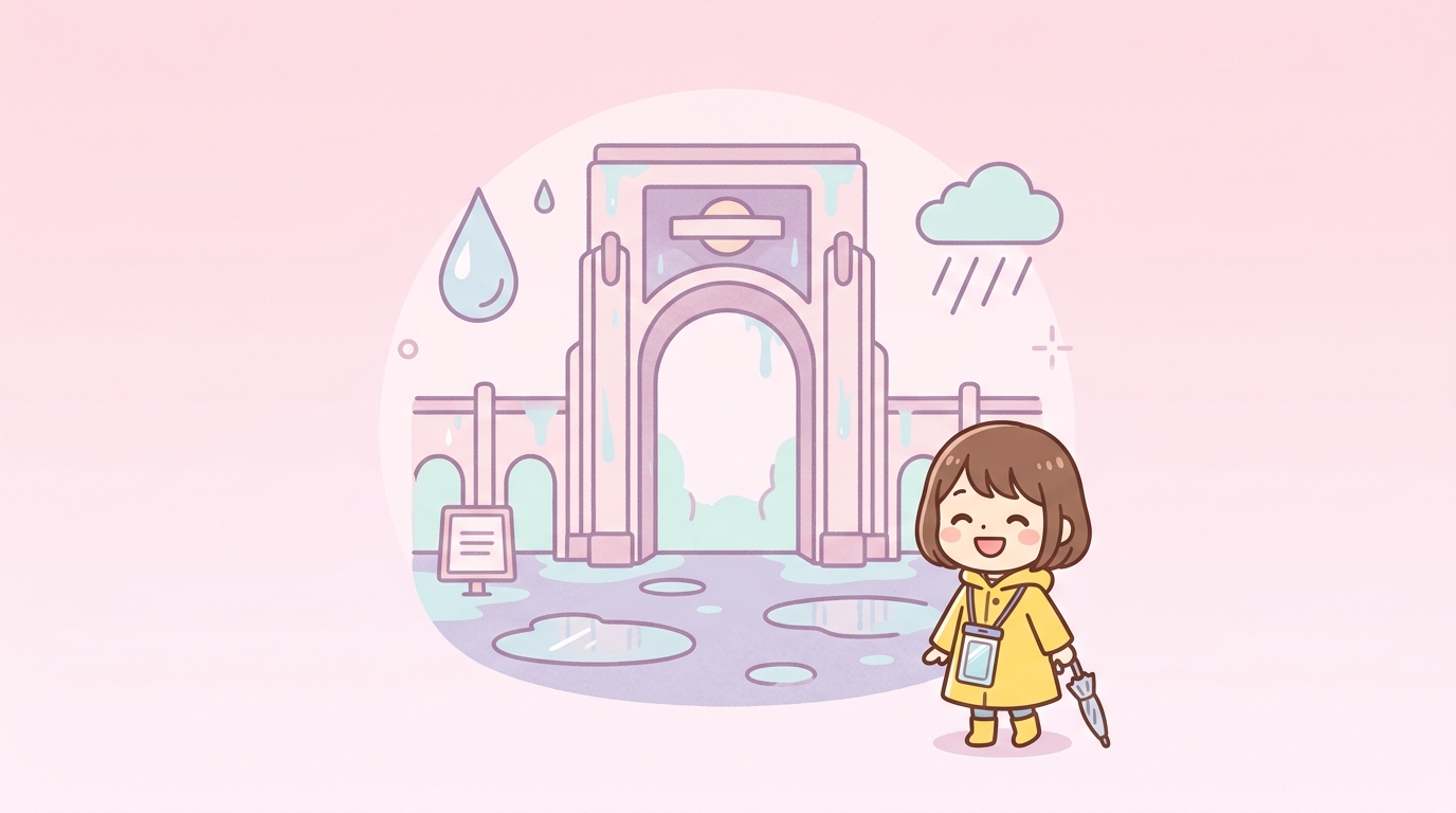 雨の日のユニバで知っておくべきデメリット3つ