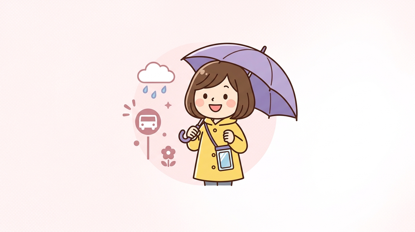 エリア別の雨対策や子連れでの回り方