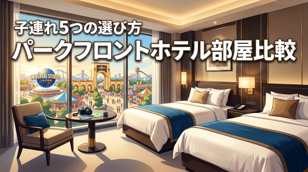 ザ パーク フロント ホテルの部屋を比較！子連れに最適な5つの選び方と注意点