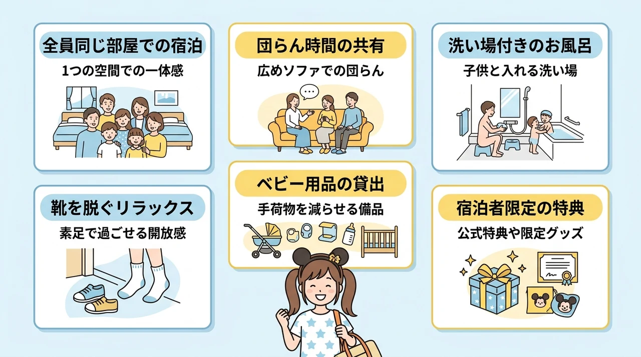 ファミリールームに宿泊するメリット6つ