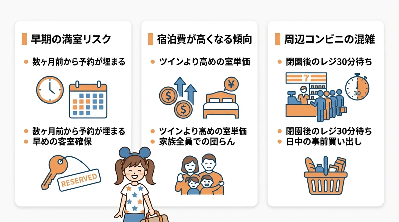 ホテル予約前に知りたいデメリット3つ