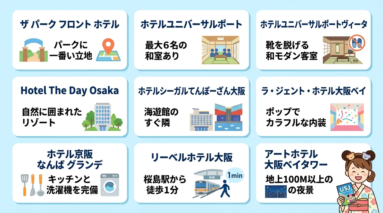 USJ近くの子連れ向け和室・靴脱ぎホテル9選