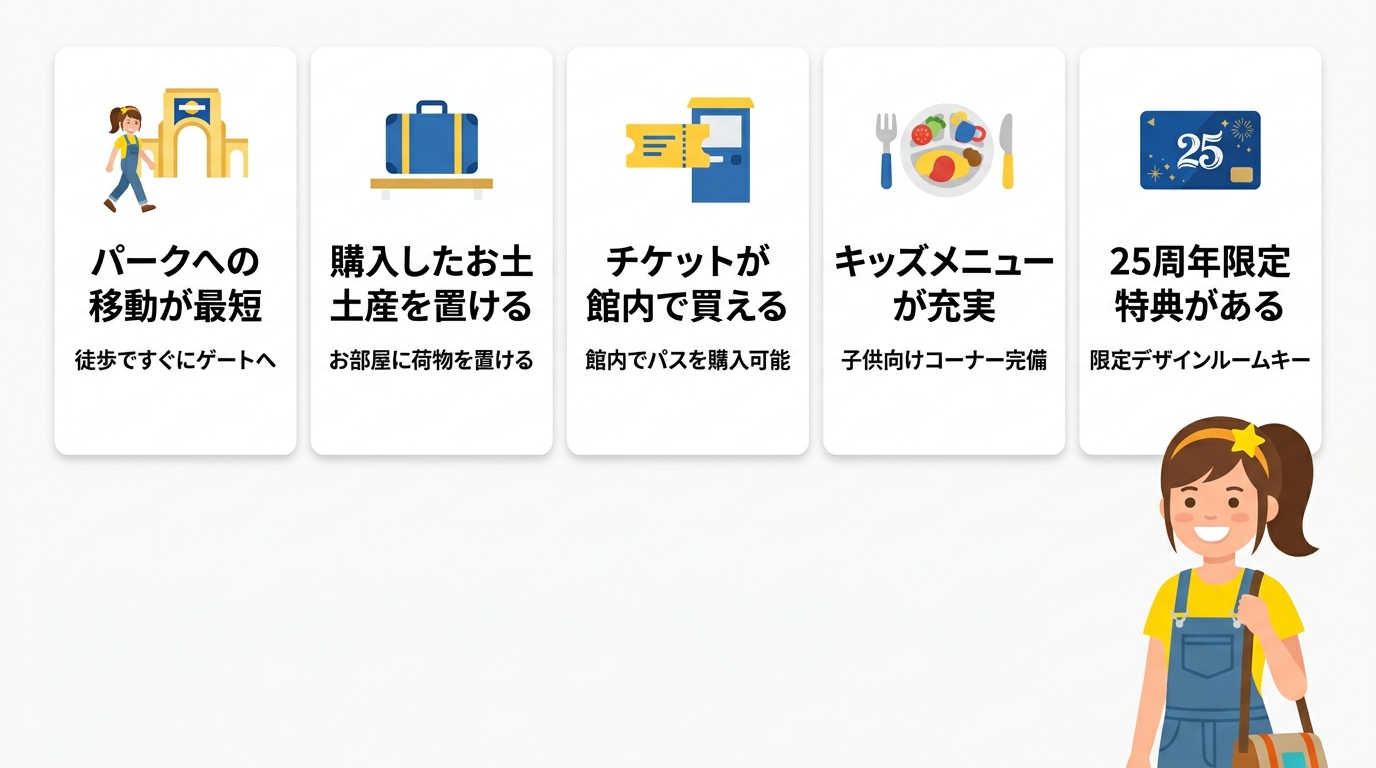 USJのオフィシャルホテルに泊まるメリット5つ