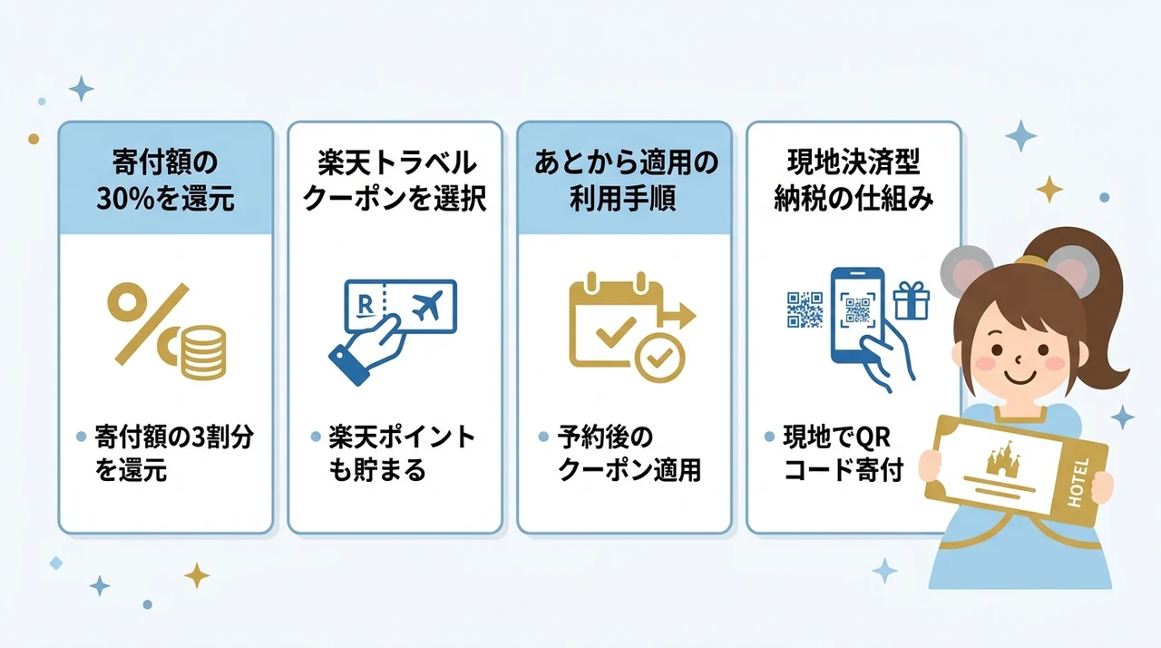 浦安市のふるさと納税でディズニーホテルを予約する方法