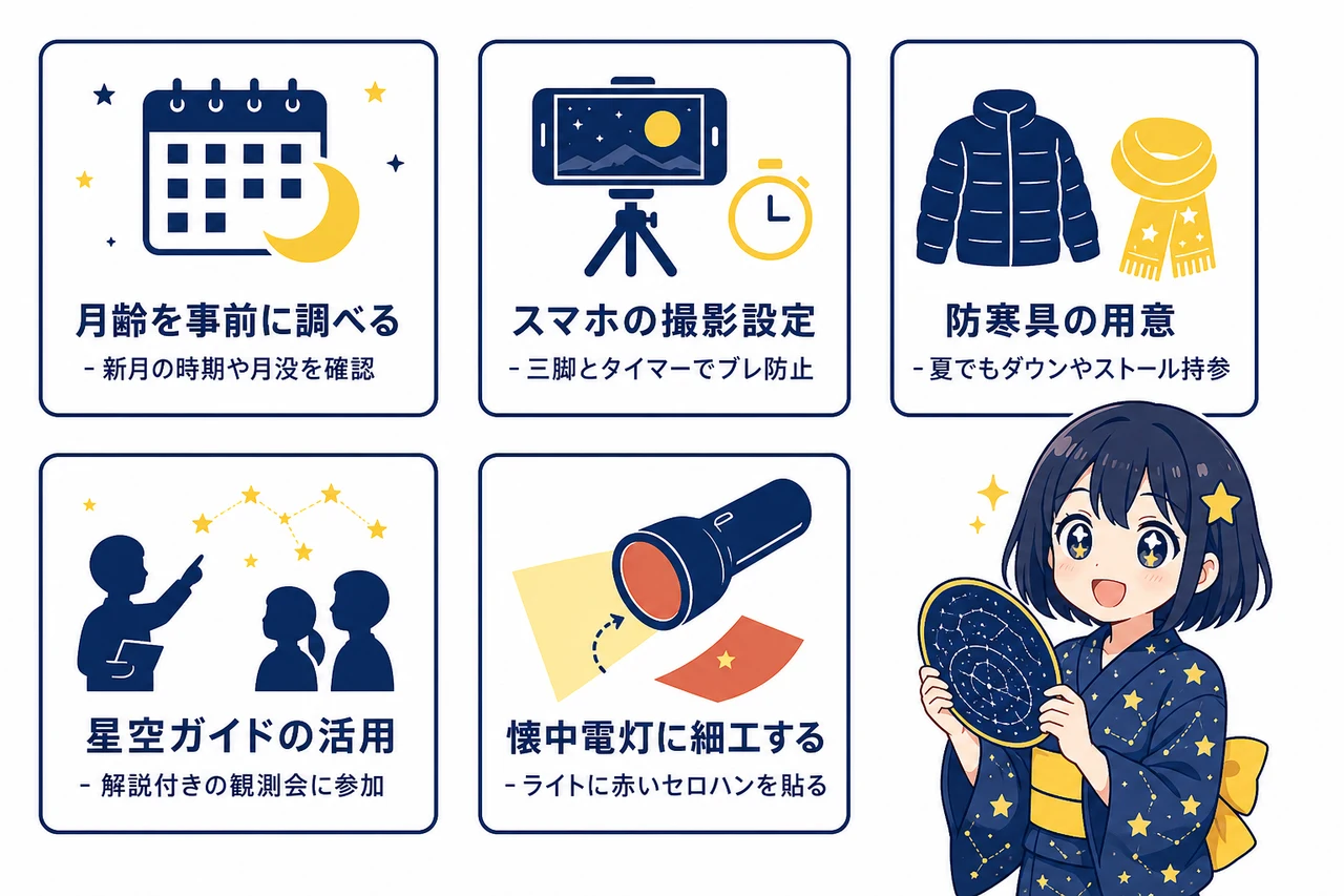 天体観測できる宿で失敗しないコツ