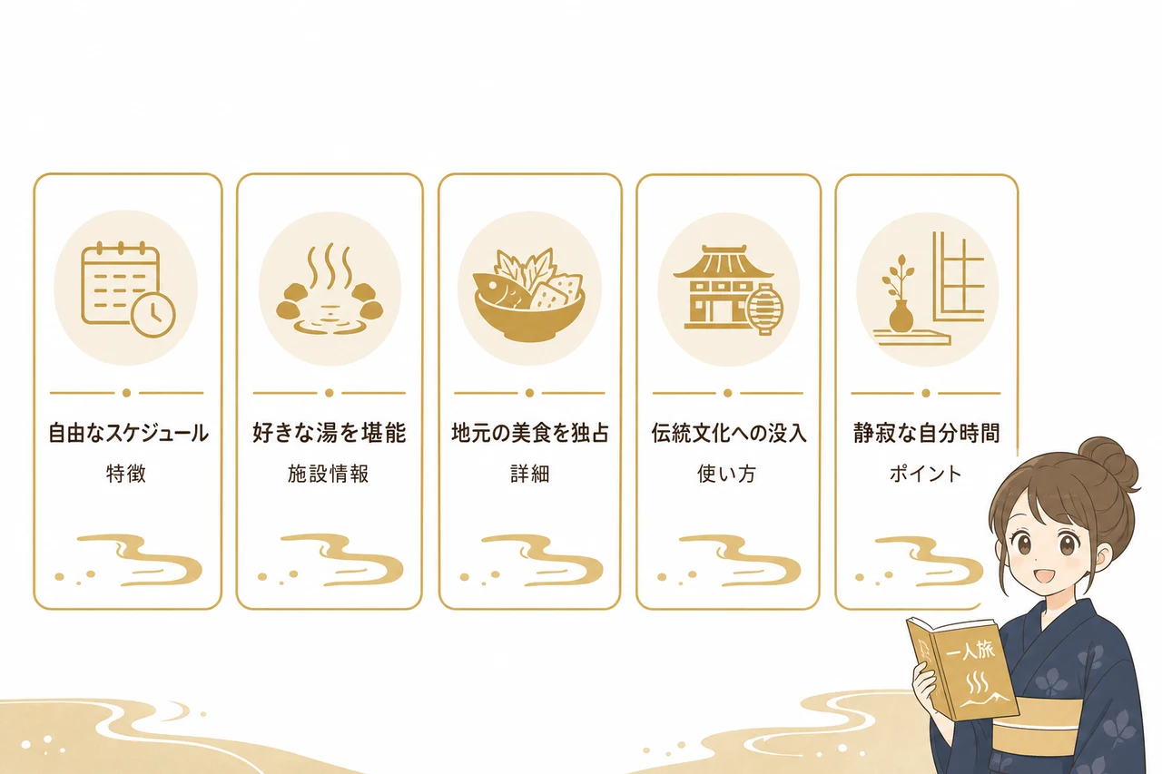 有馬温泉を一人旅で満喫するメリット