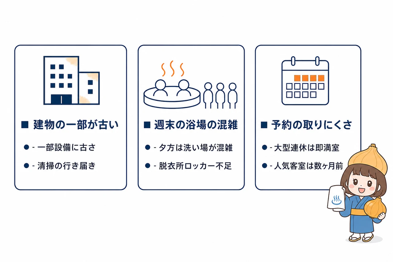 休暇村南淡路の悪い口コミ