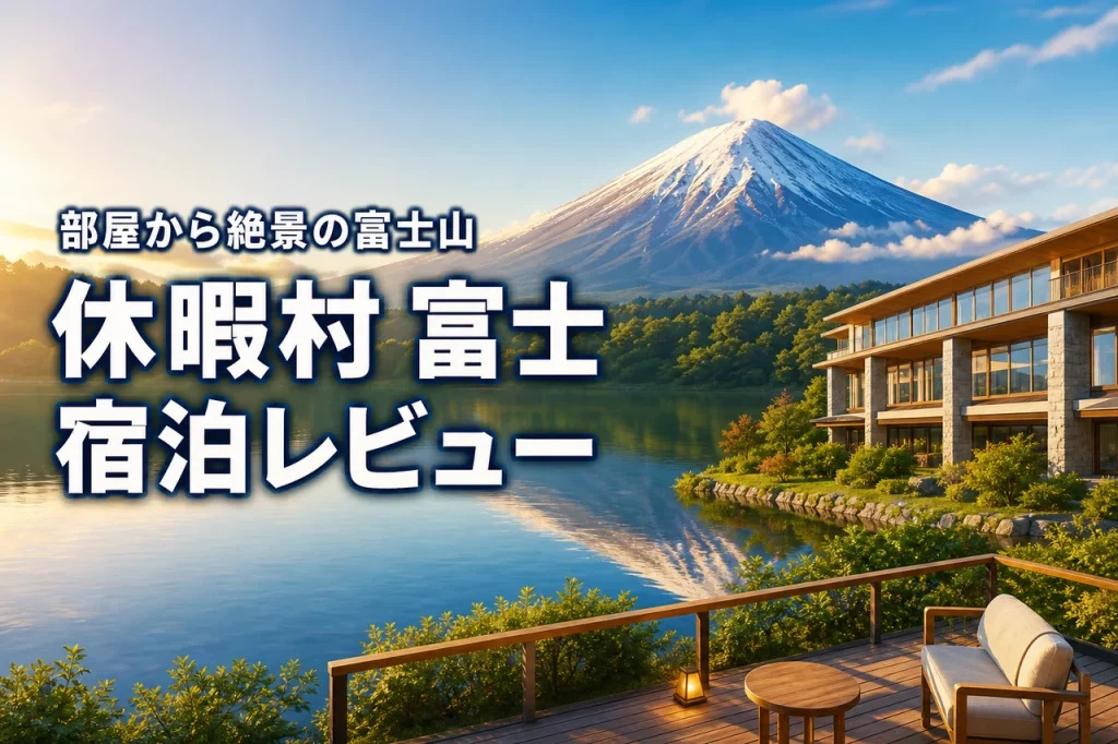 休暇村 富士 レビュー｜部屋から 富士山 が大きく見える公共の宿