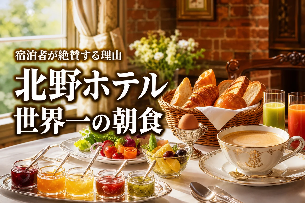 北野ホテルの世界一の朝食はなぜ一度は食べたい？宿泊者絶賛の魅力を徹底調査！
