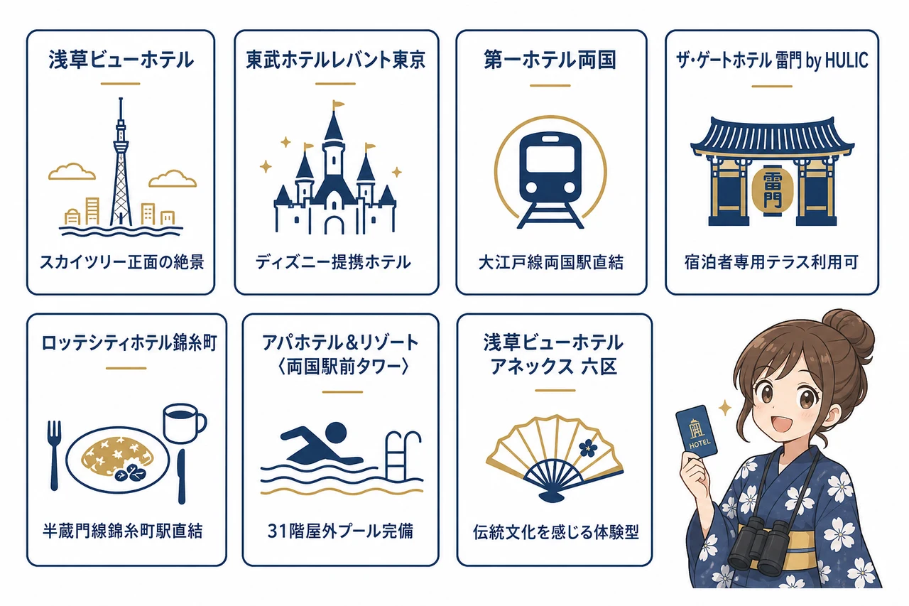 花火が確実に見えるおすすめホテル7選