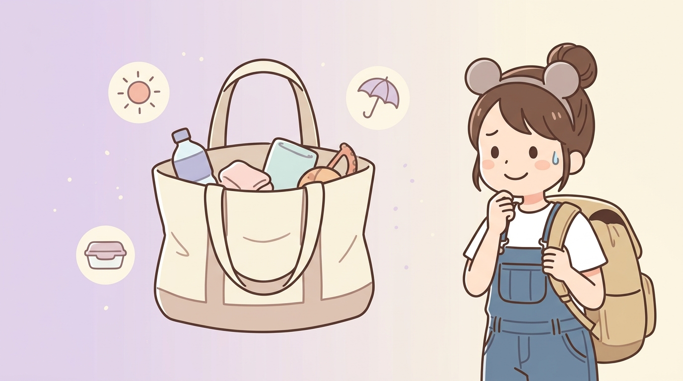 子連れユニバで持っていけばよかった必需品リスト