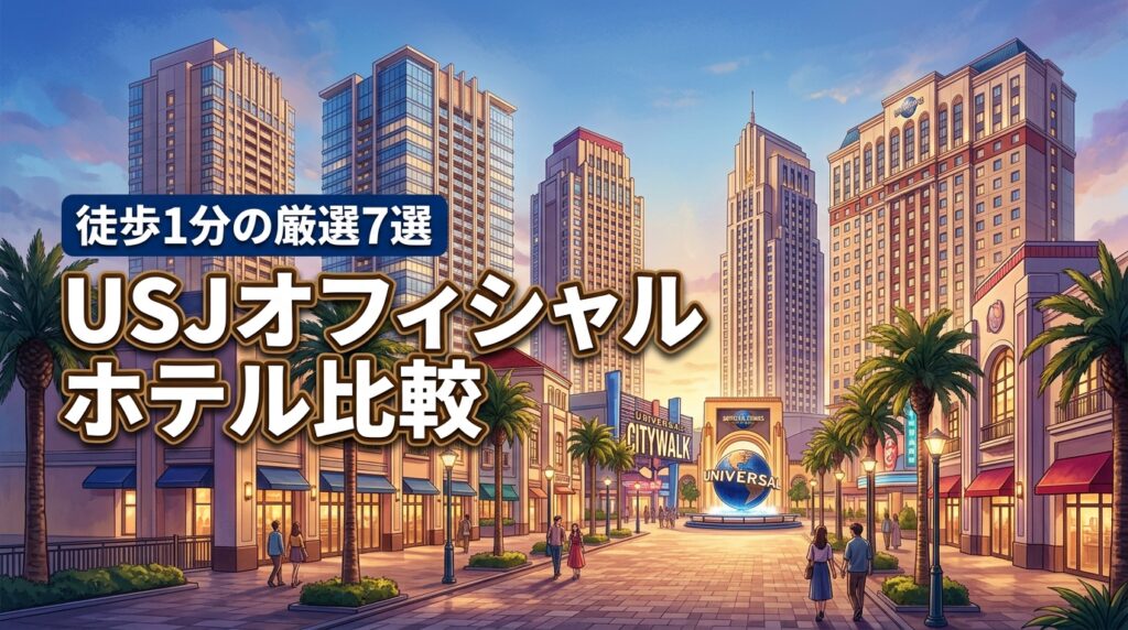 【2026年最新】usjオフィシャルホテルを比較！徒歩1分圏内のおすすめ7選