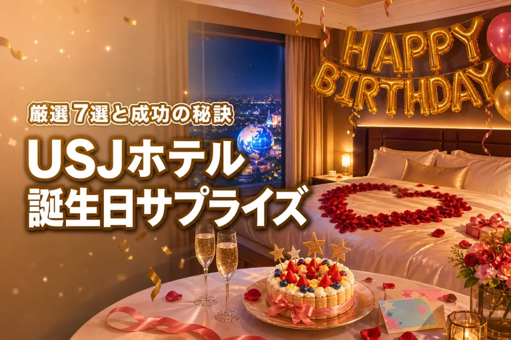 usjホテルで誕生日サプライズ！おすすめ7選と成功の秘訣を伝授