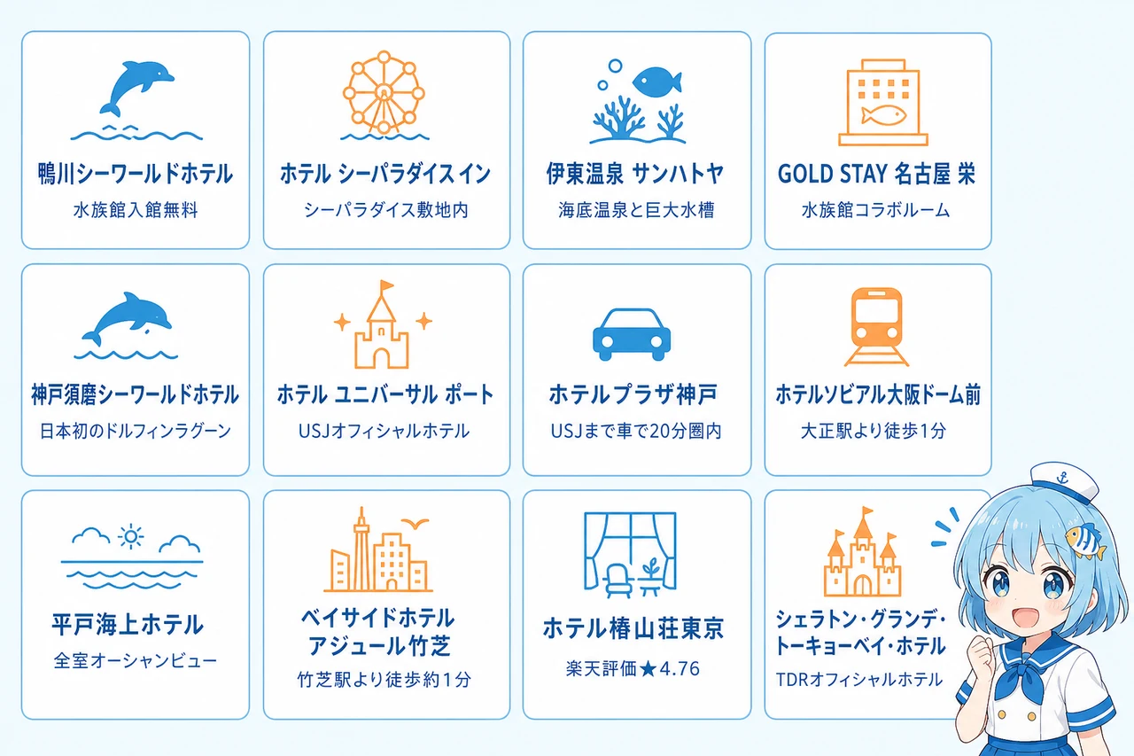 水族館みたいなホテル日本全国おすすめ12選