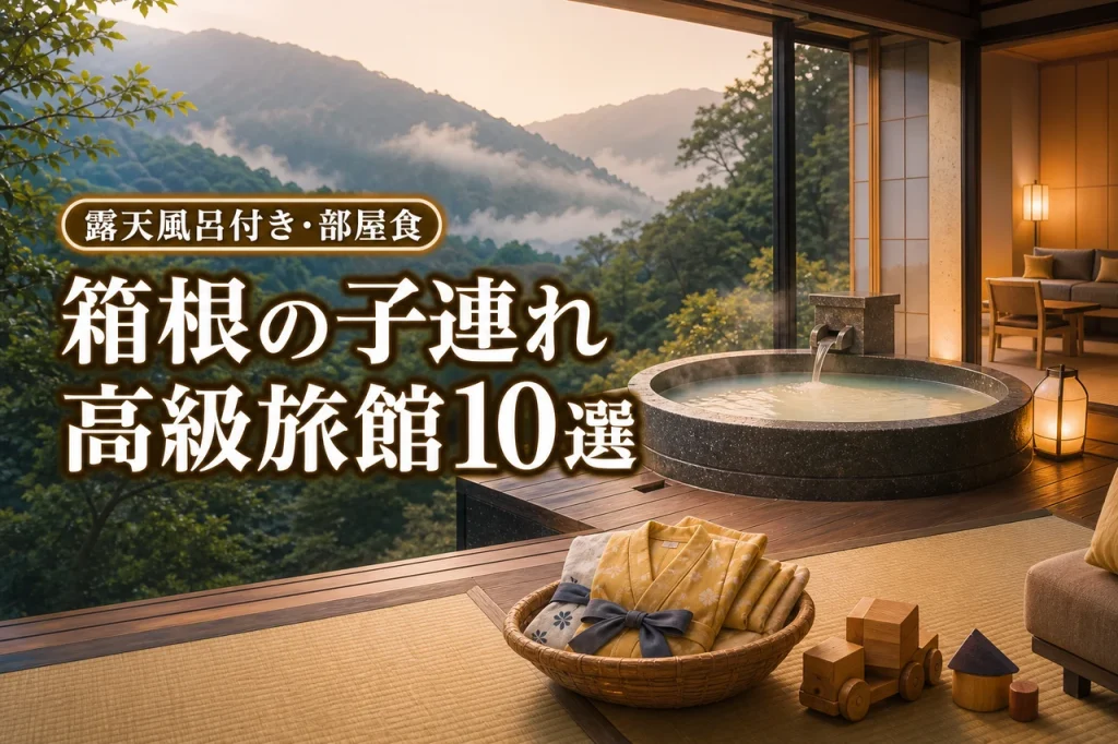 箱根の子連れ高級旅館おすすめ10選！乳幼児も安心の部屋食・露天風呂付き客室を厳選