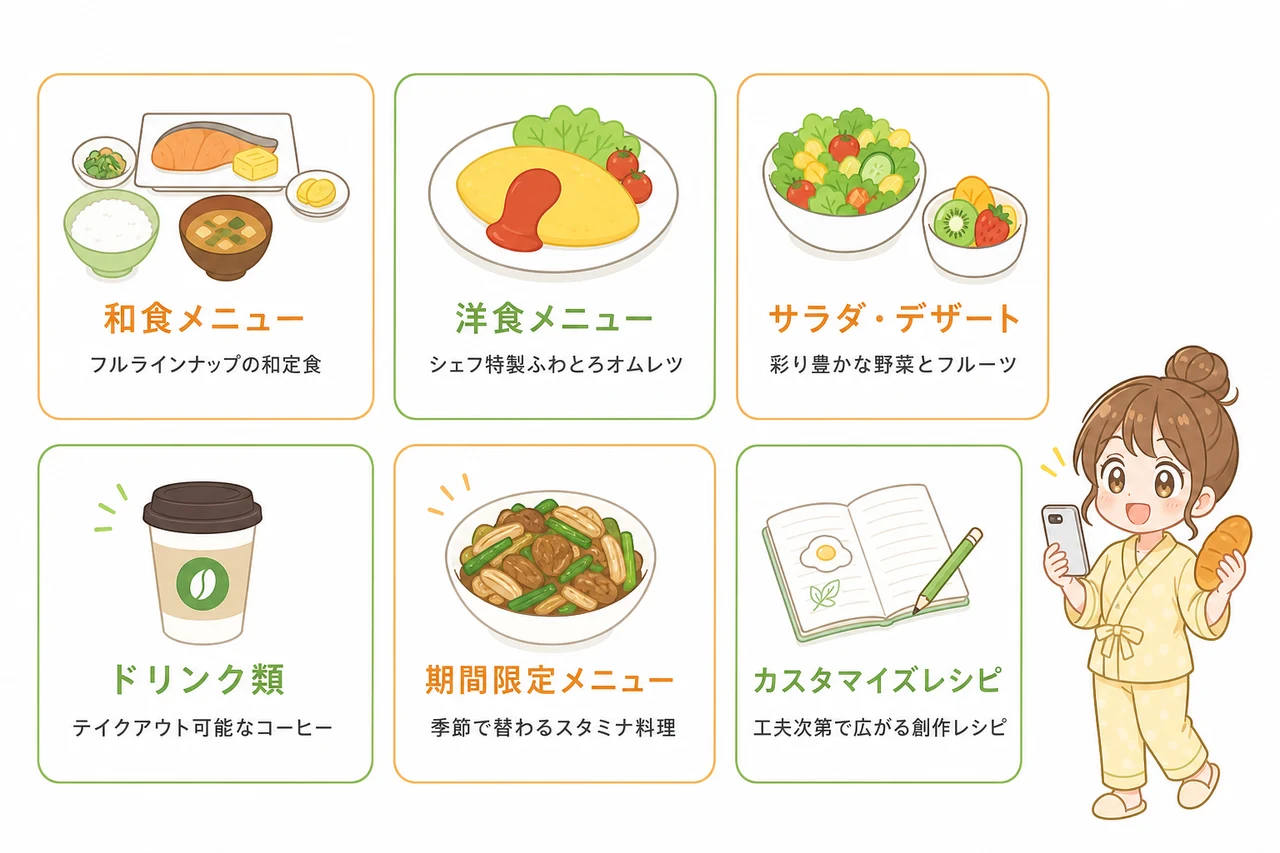朝食ビュッフェの全メニューとおすすめの食べ方