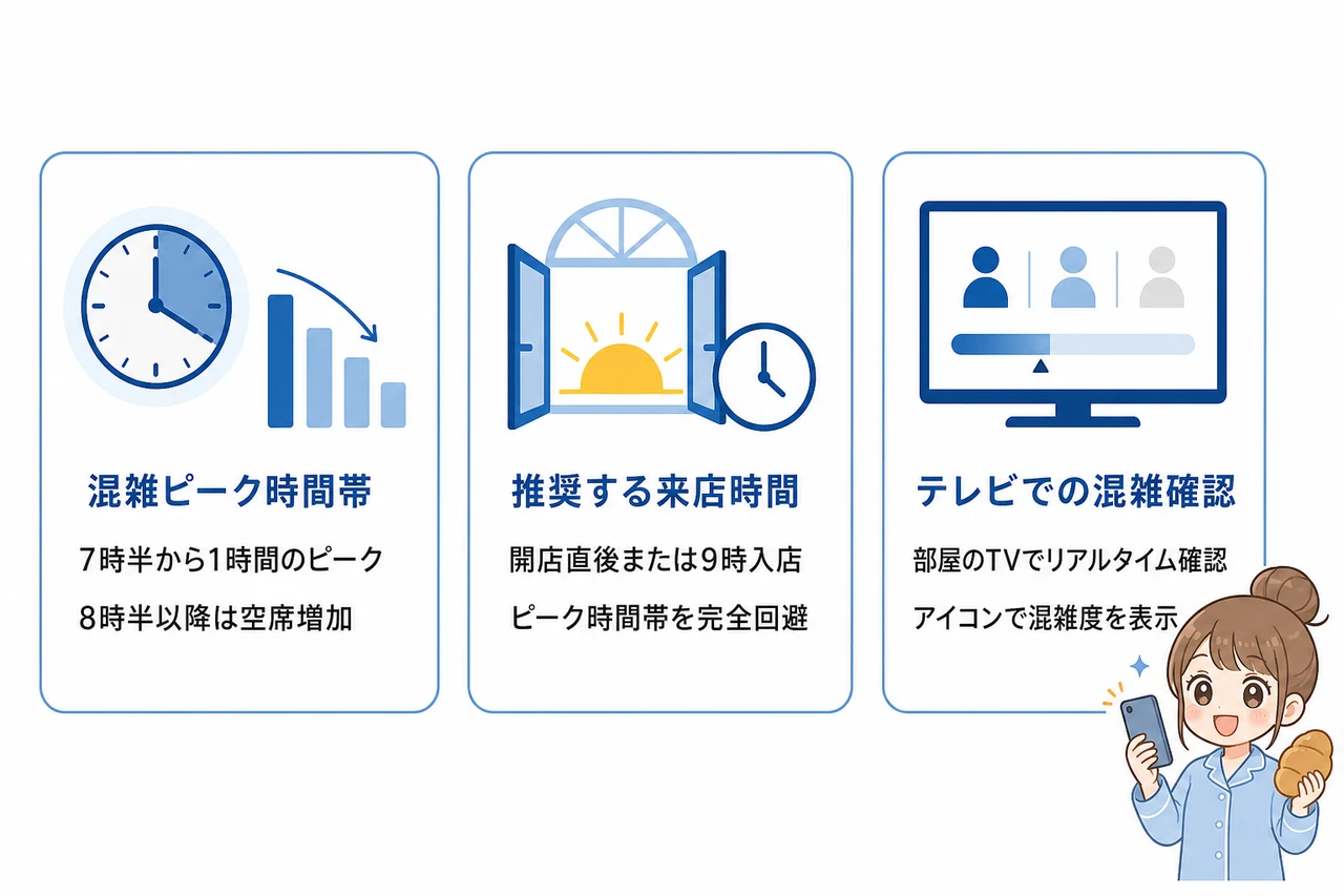 混雑を避けて効率的に朝食を済ませるコツ