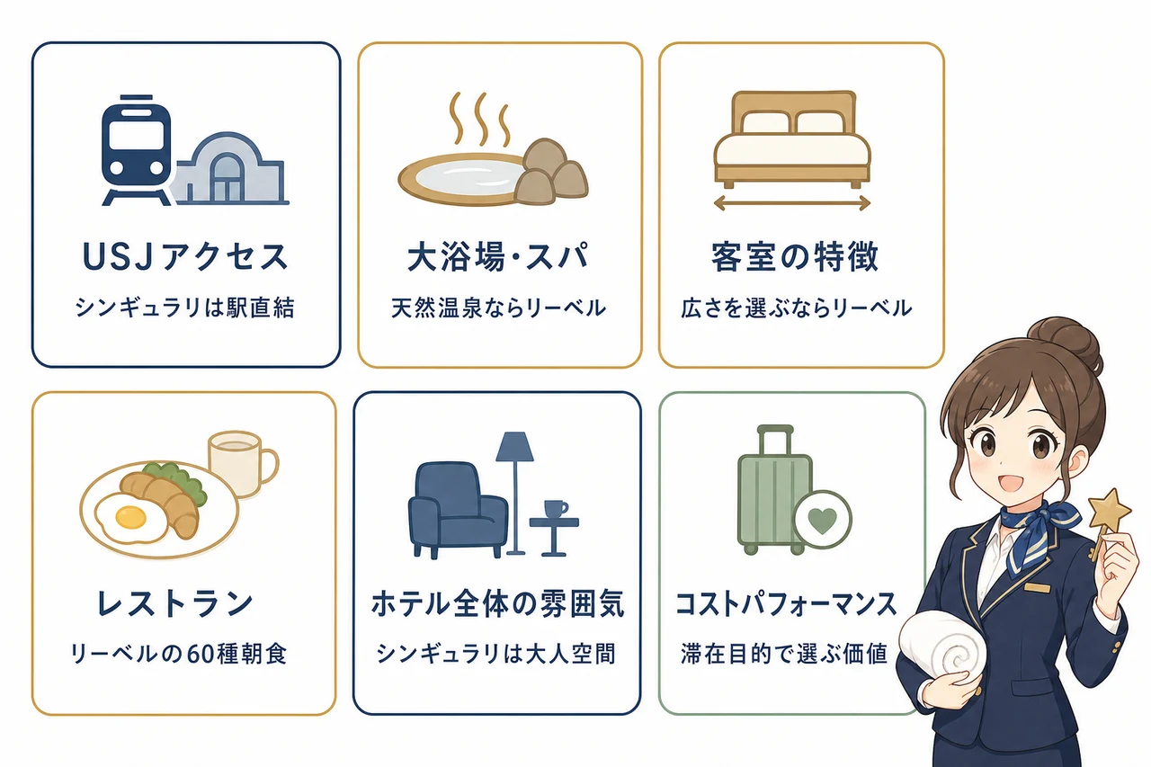 シンギュラリホテルとリーベルホテルの決定的な違い