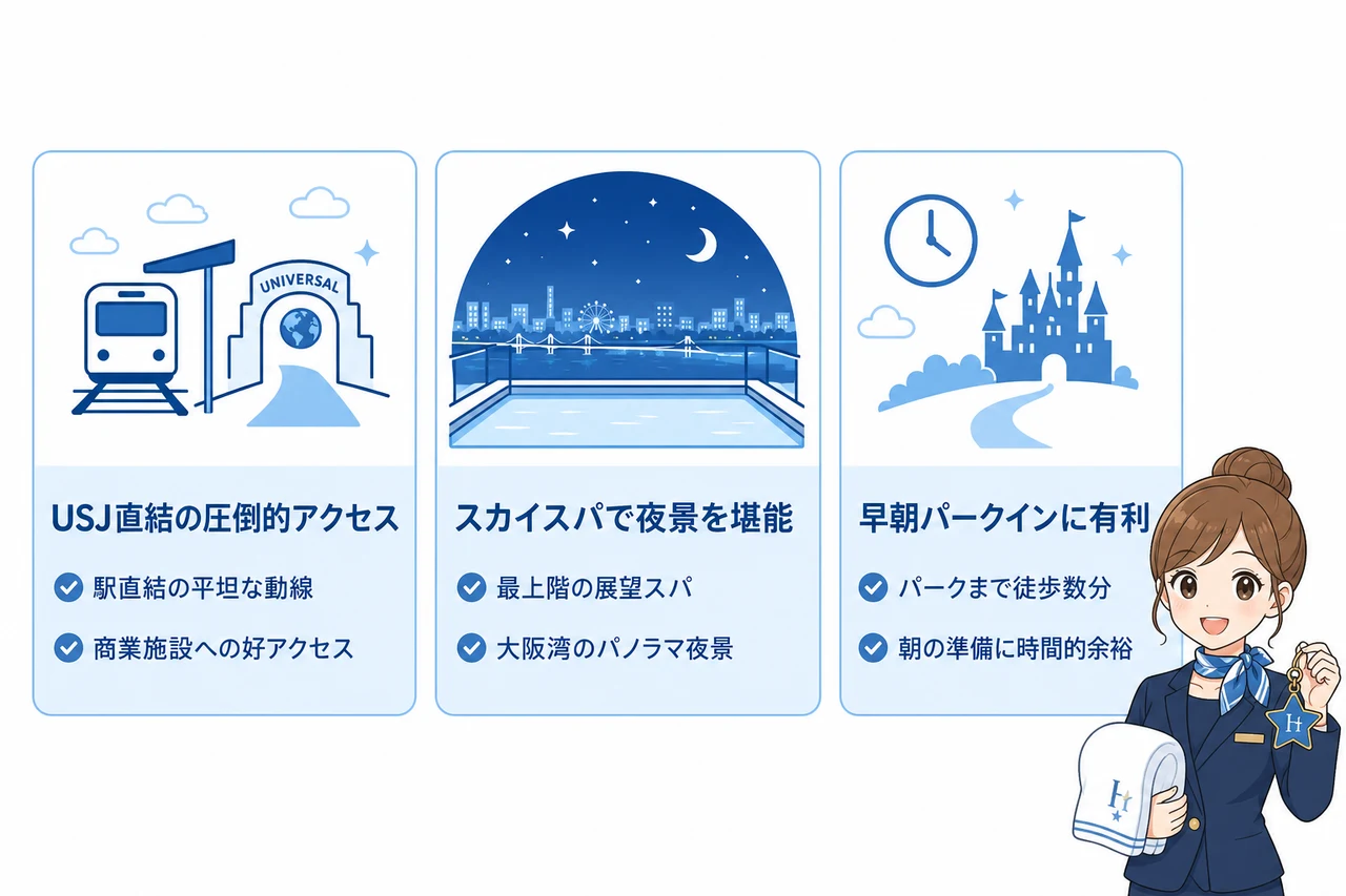 シンギュラリホテルを選ぶべき3つの理由