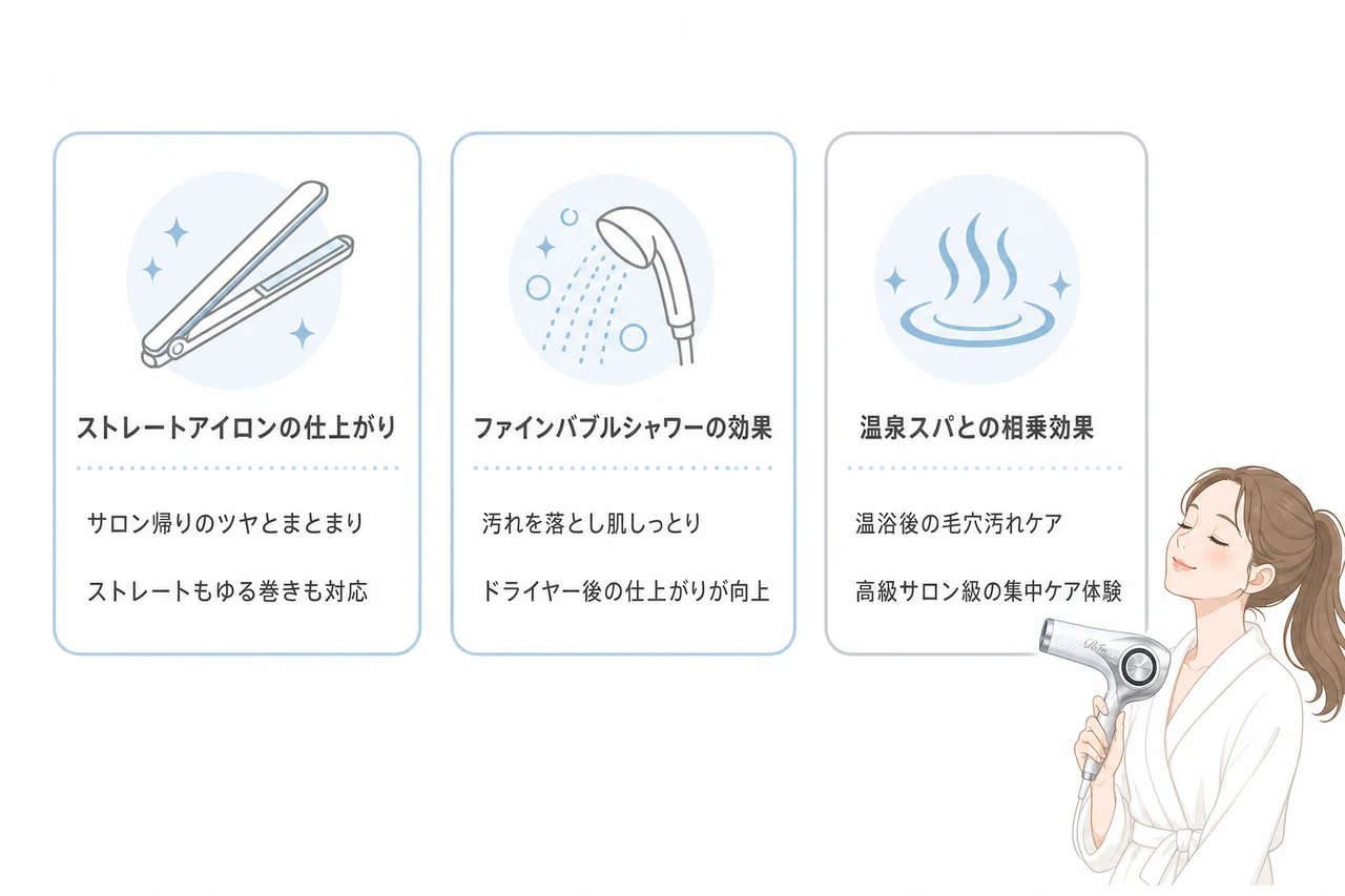ReFaヘアアイロンとシャワーヘッドを使った本音レビュー