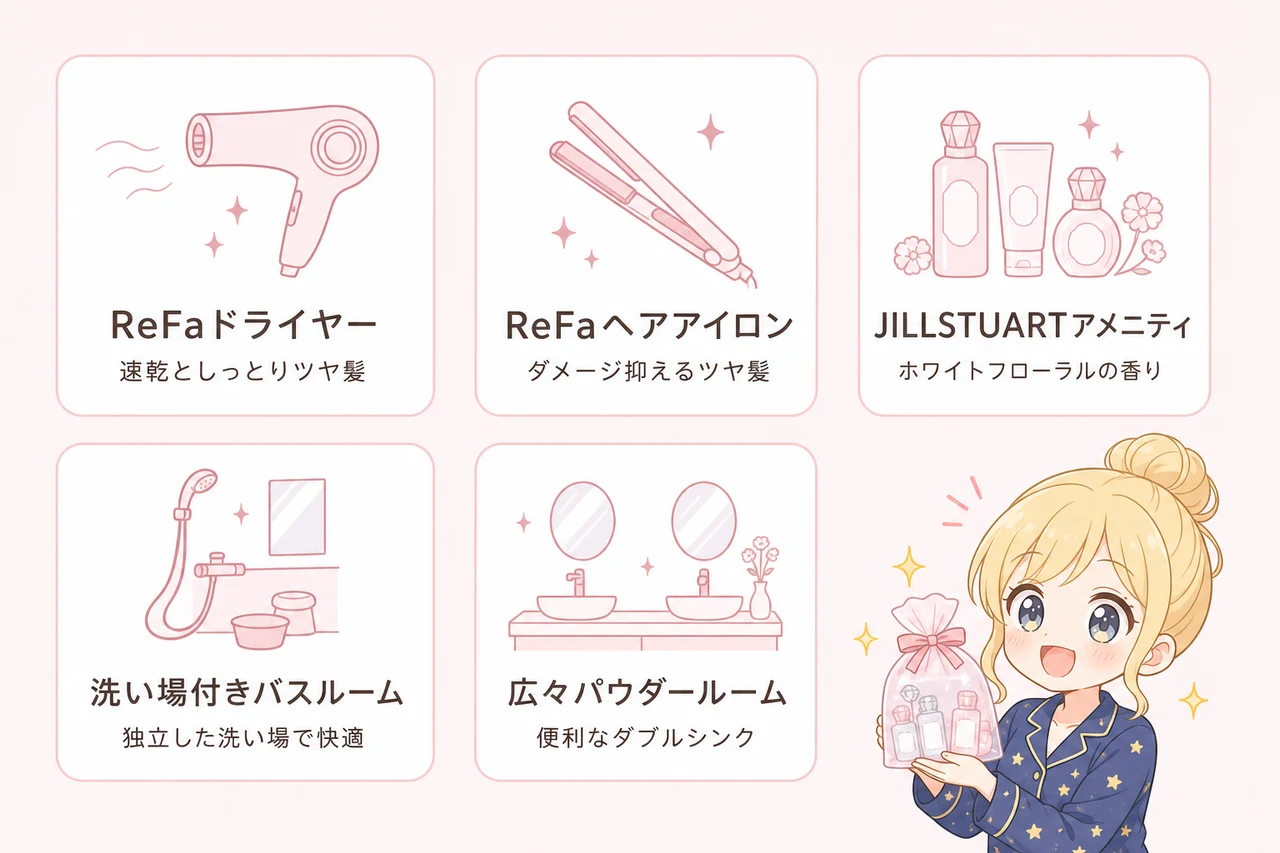 美容家電とアメニティで女子力をアップする楽しみ方