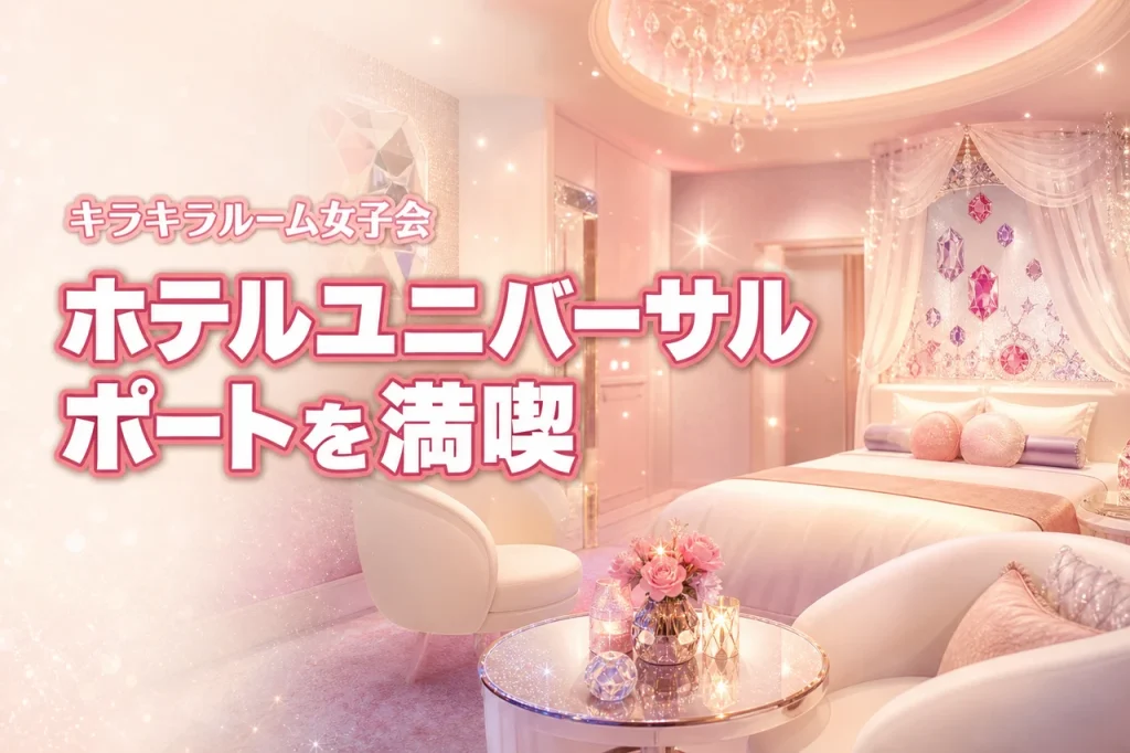 ホテルユニバーサルポートのキラキラルームで女子会を満喫！映える魅力や楽しみ方をご紹介！
