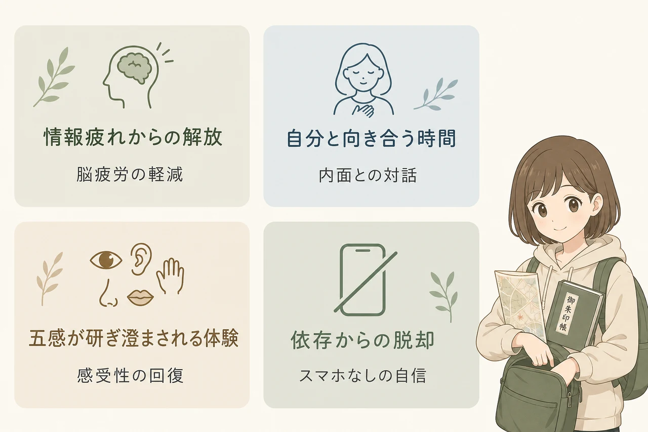 関西で叶えるデジタルデトックス一人旅の魅力とは
