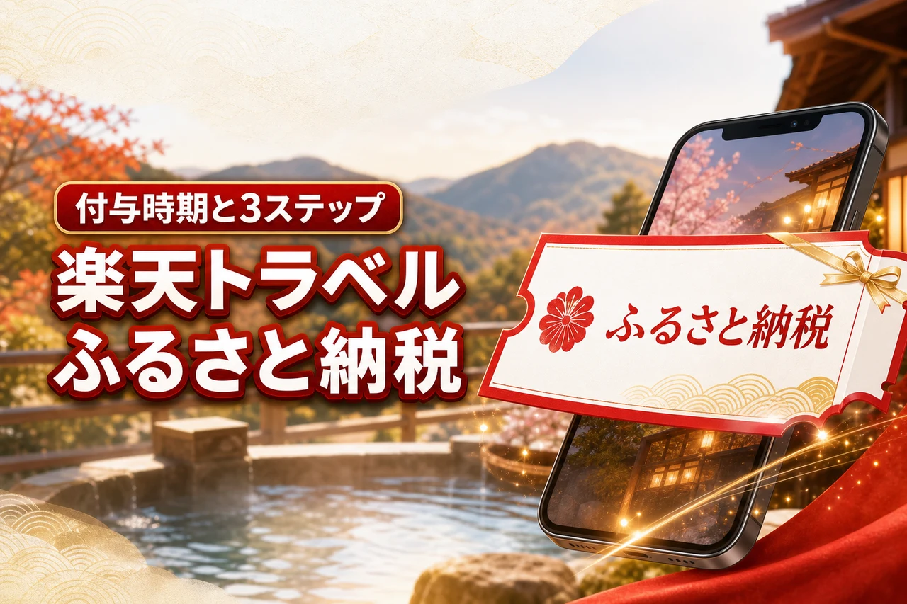 楽天トラベルふるさと納税クーポンはいつ付与される？反映時期や3ステップの使い方をご紹介！