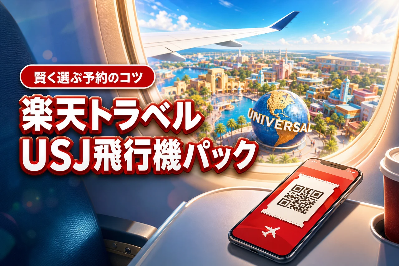 知らないと損!楽天トラベルのusjチケット付き飛行機パックを賢く選ぶコツ