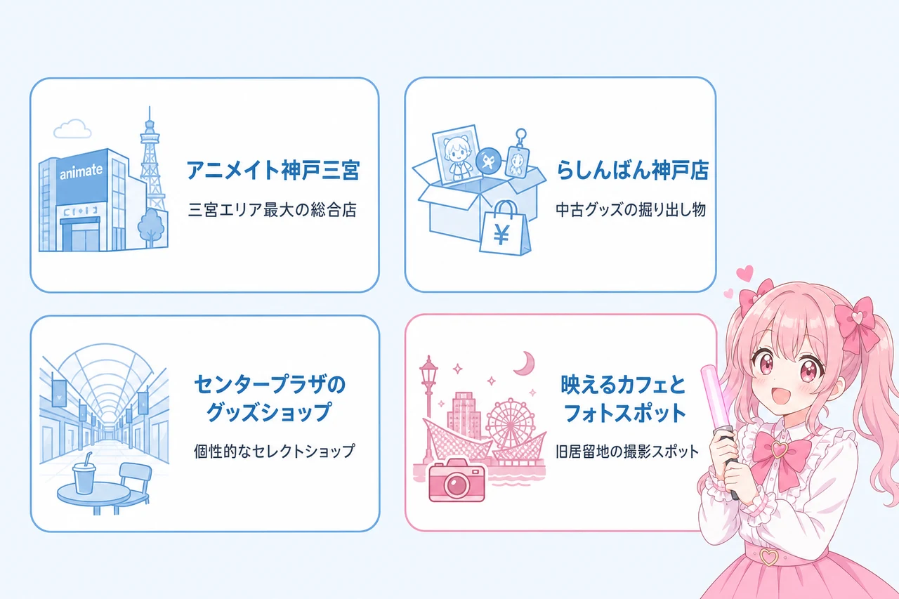 ホテル周辺の推し活お役立ちスポット