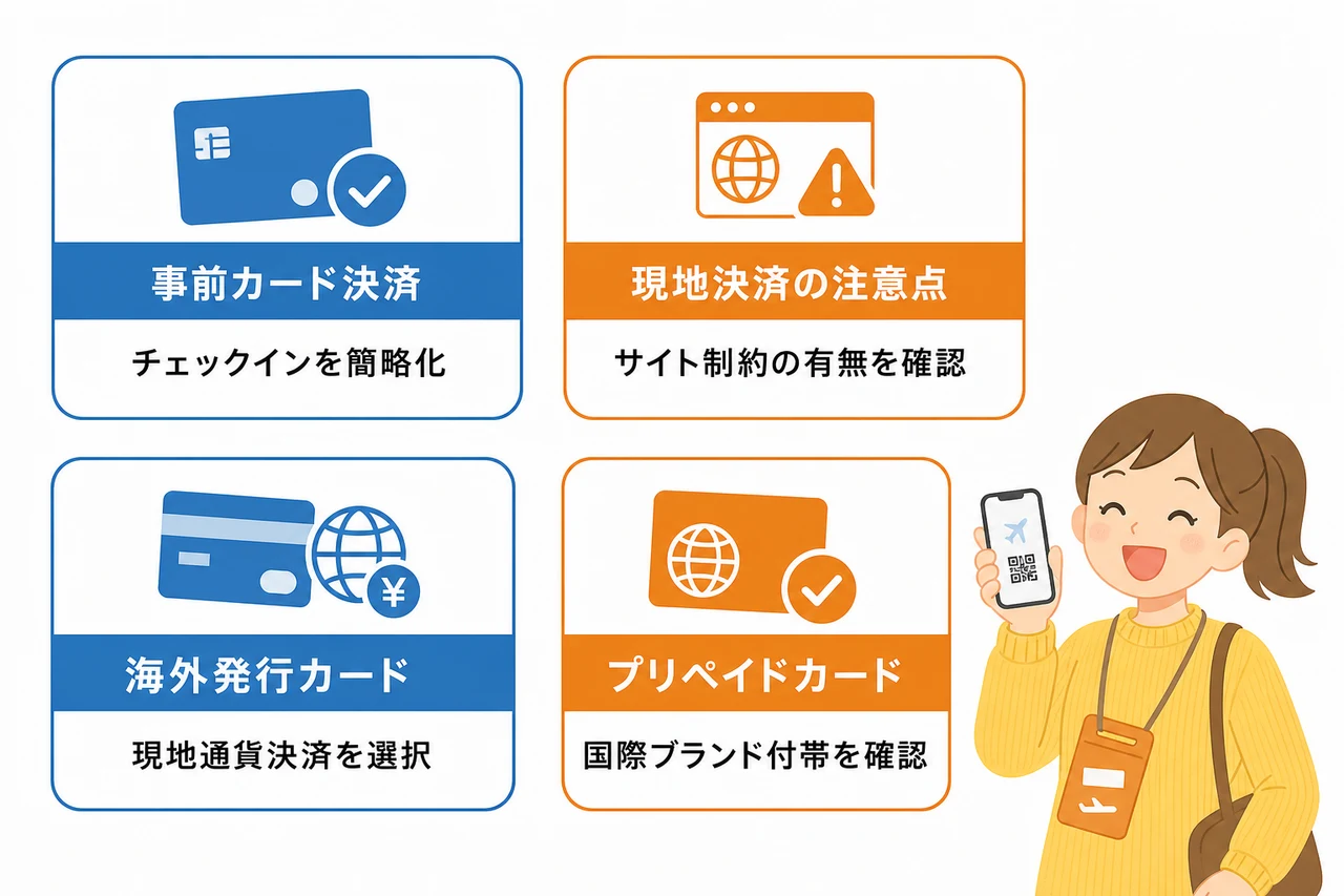 予約サイト経由と現地決済の正しい組み合わせ方