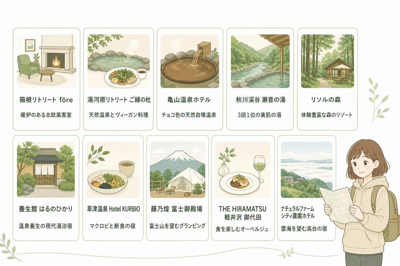 一人でも安心！関東のデジタルデトックス宿おすすめ10選