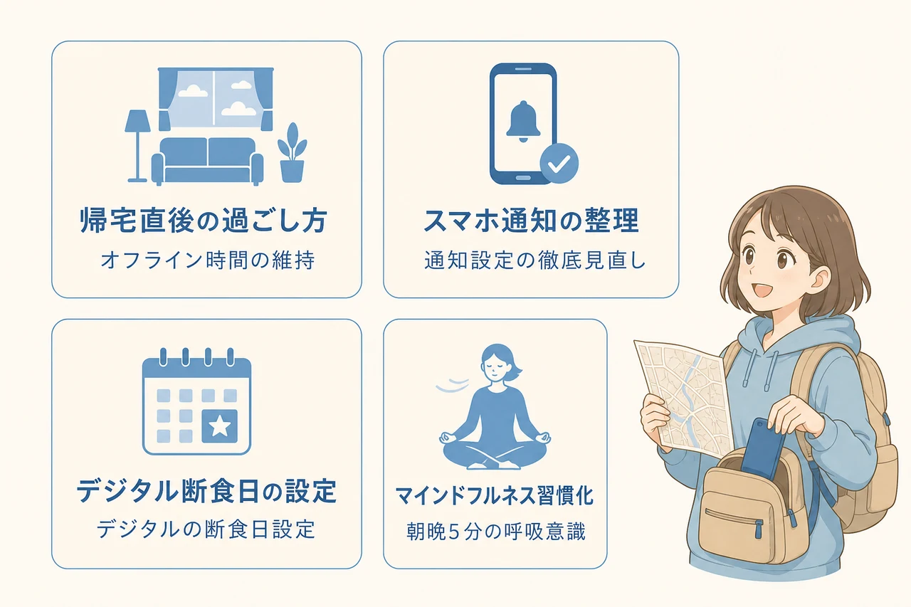 旅の効果を長続きさせる帰宅後のアフターケア方法