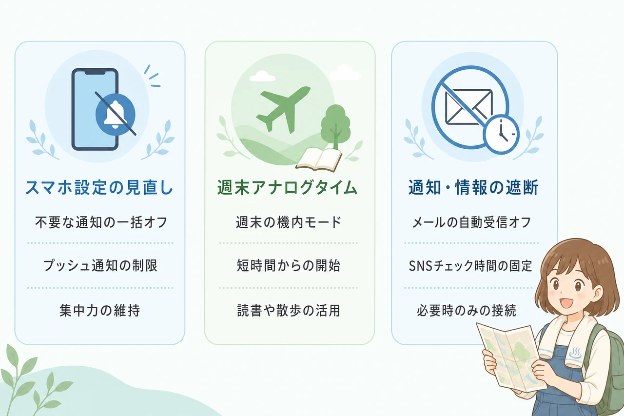 旅のあとに実践するデジタルリハビリと習慣化のコツ