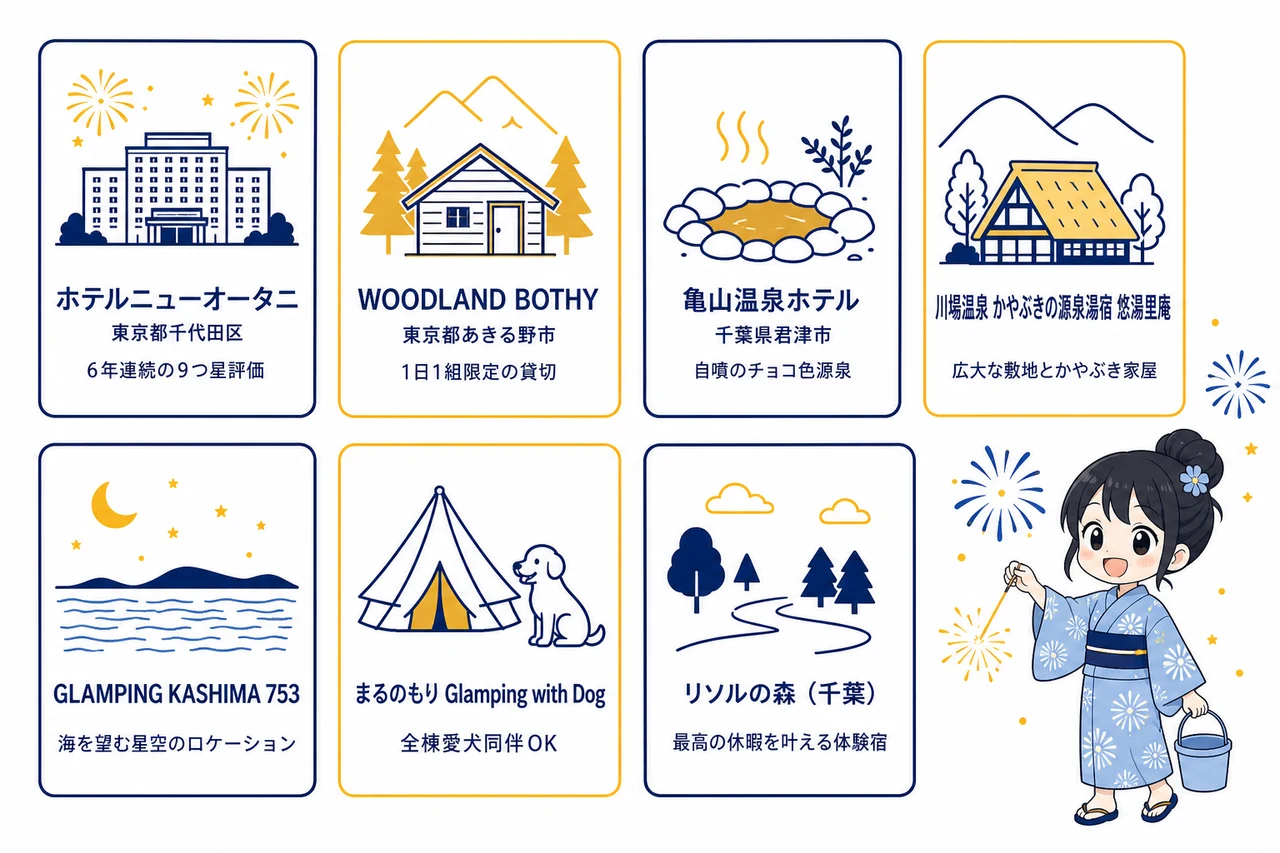 花火ができるホテル 関東｜手持ち花火OKの宿おすすめ7選