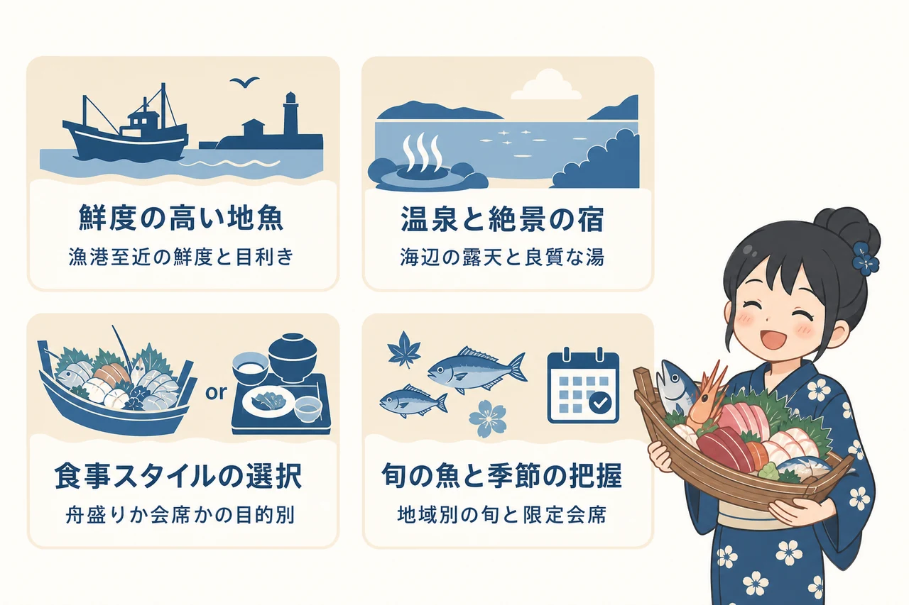 魚が美味しい宿 九州の魅力と選び方のポイント