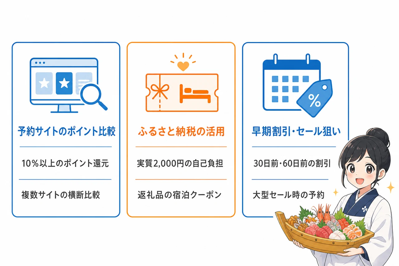予算を抑えて海鮮宿を楽しむための予約ノウハウ