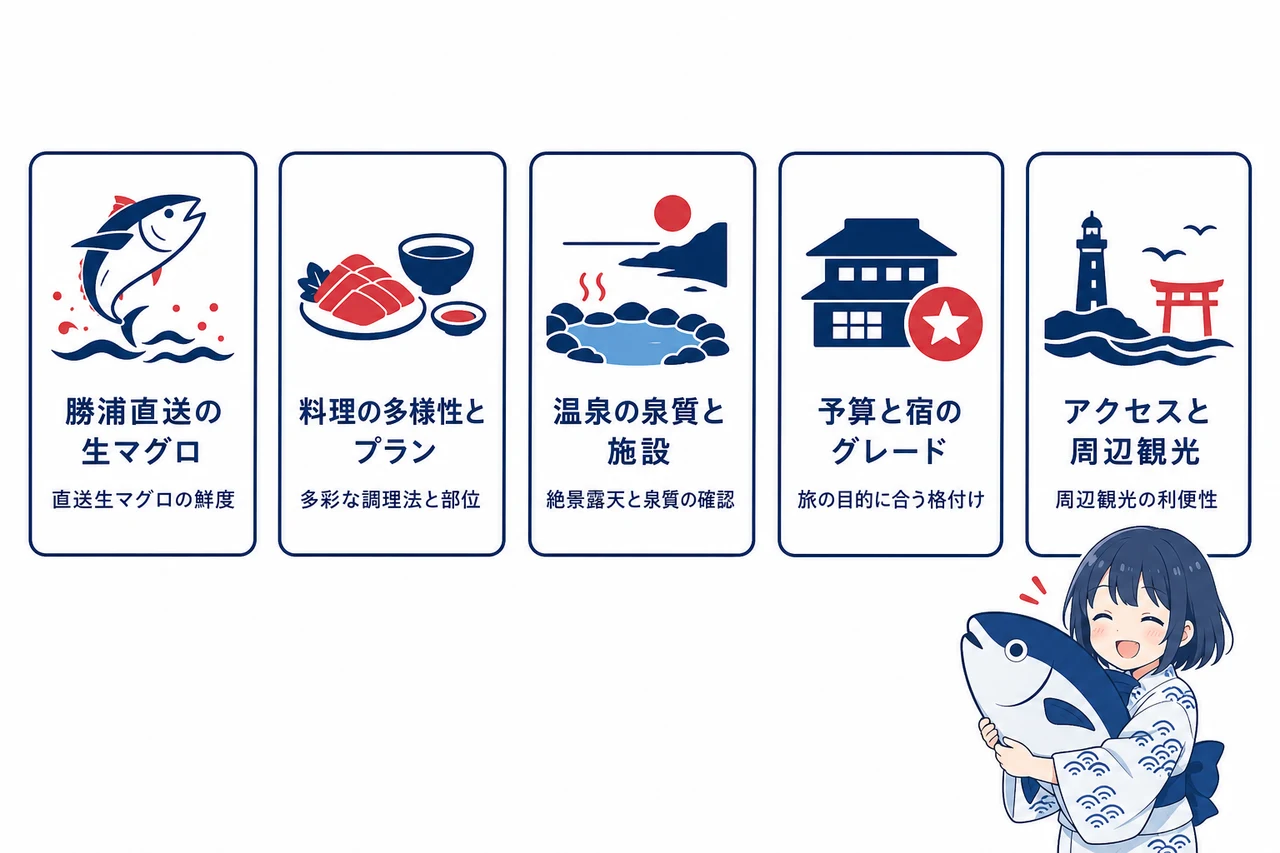 和歌山でマグロが美味しい宿の選び方と注目ポイント