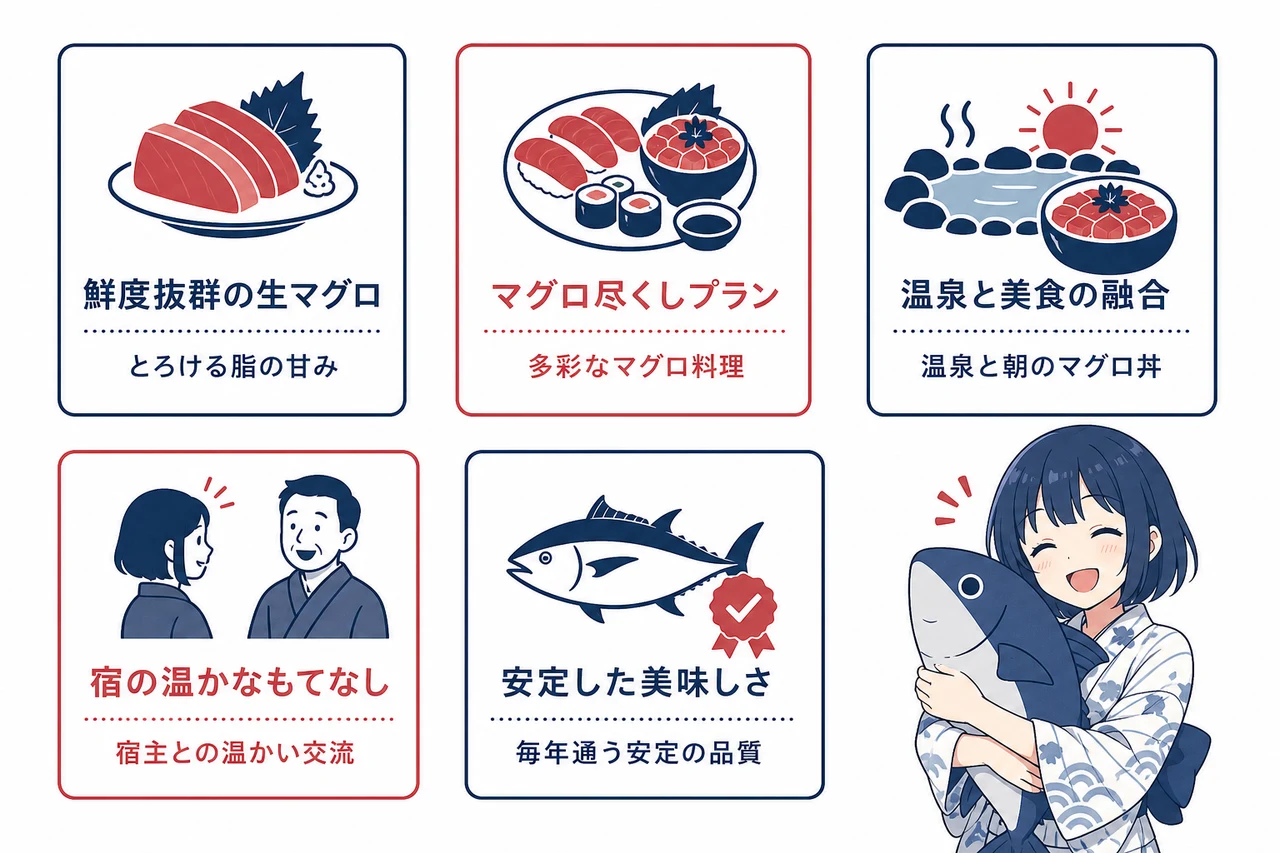マグロ好きが語る宿泊体験の良い口コミ
