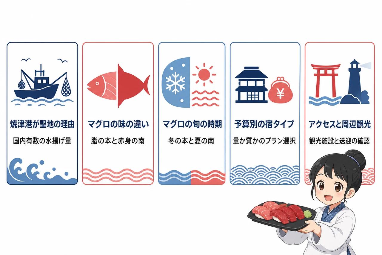静岡でマグロが美味しい宿の選び方と注目ポイント