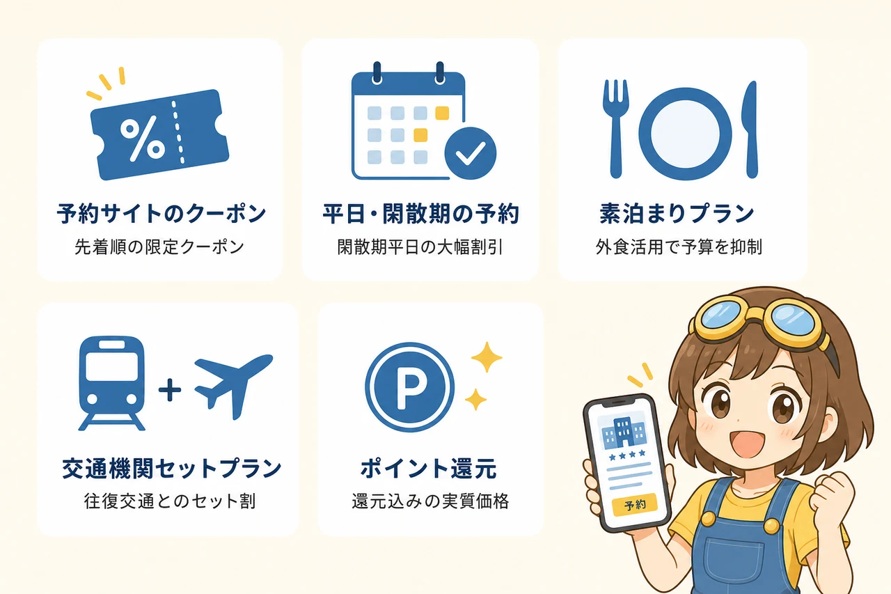 ミニオンルームに安く泊まるための基本戦略