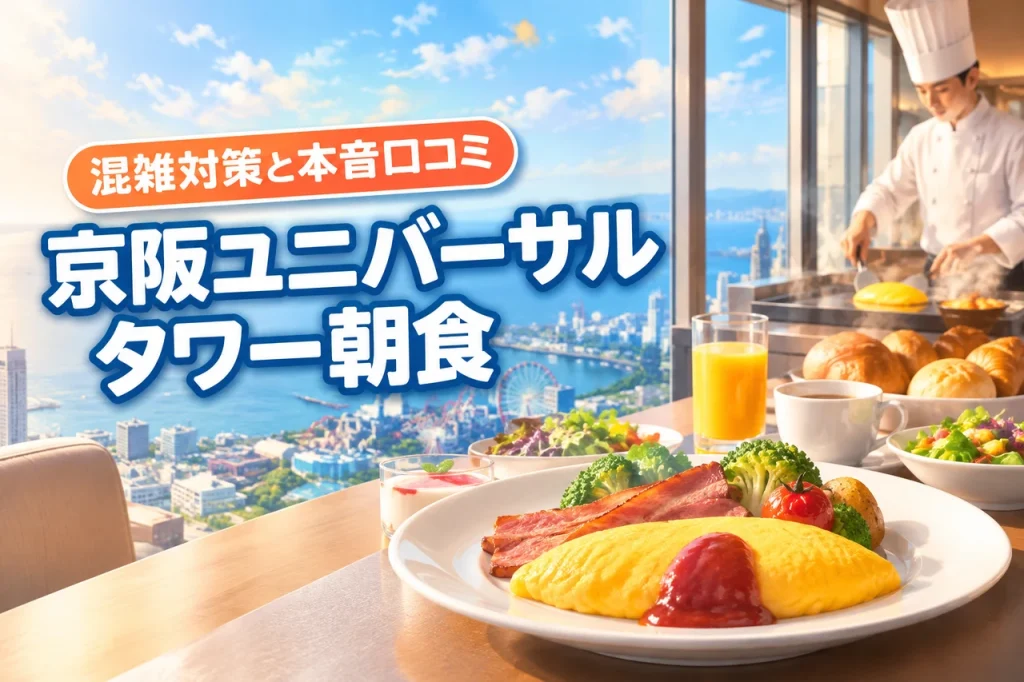 ホテル京阪ユニバーサルタワーの朝食は美味しい？気になる口コミと混雑対策を徹底調査
